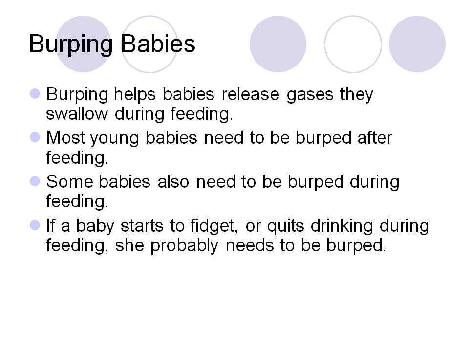 Burping Babies