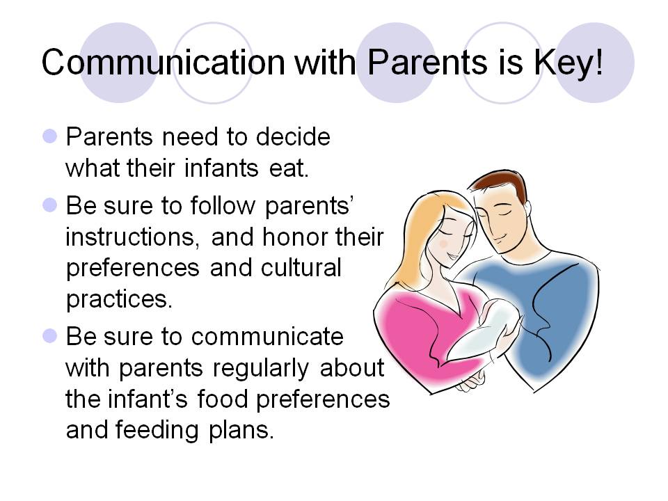 Communication with Parents is Key!