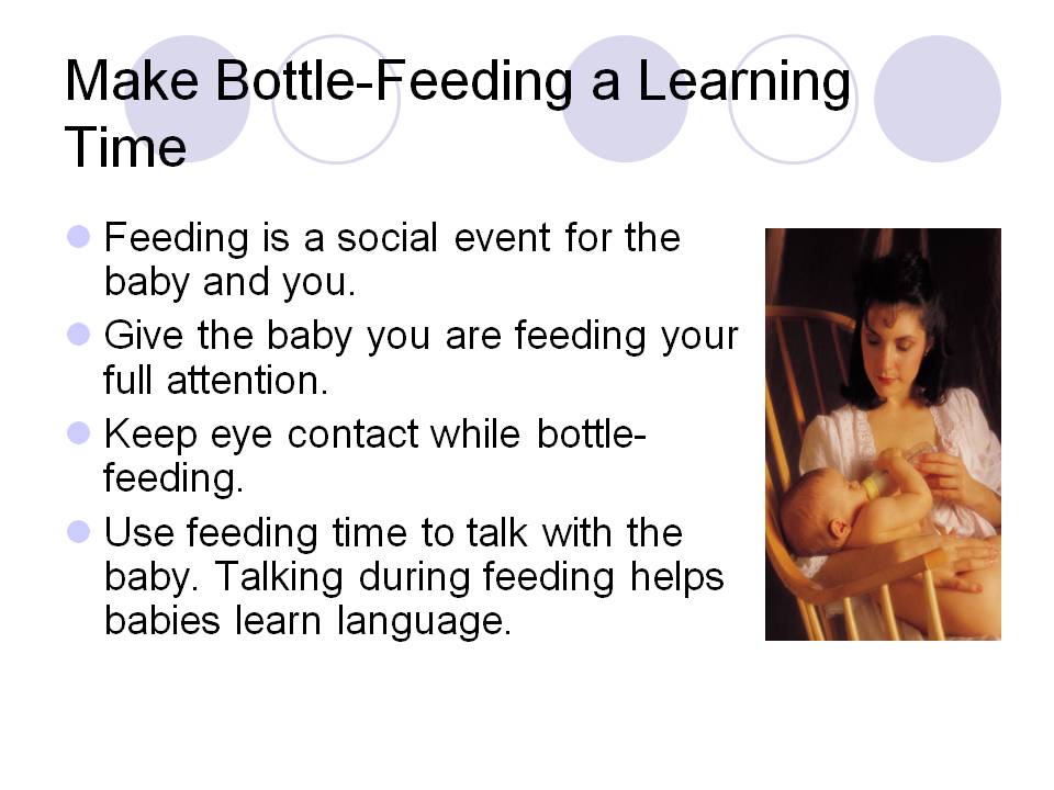 Make Bottle-Feeding a Learning Time