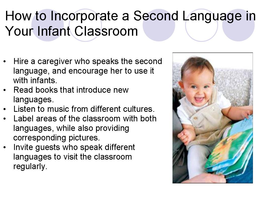 How to Incorporate a Second Language in Your Infant Classroom