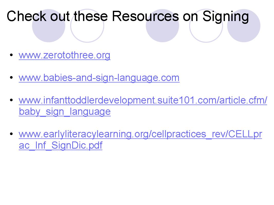 Check out these Resources on Signing