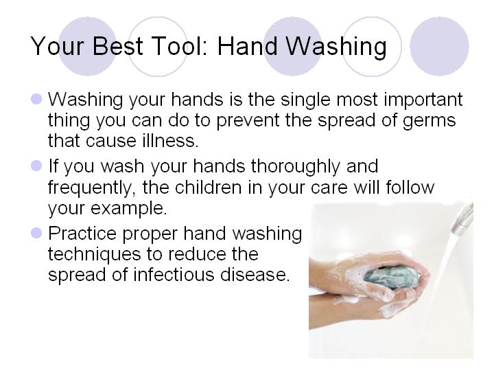 Your Best Tool: Hand Washing