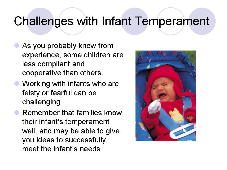 Challenges with Infant Temperament